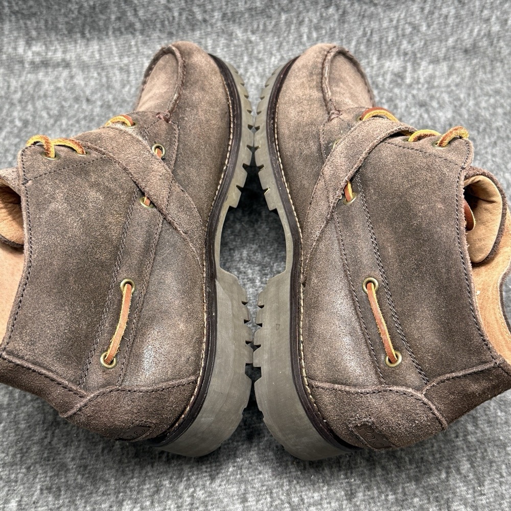 Polo Ralph Lauren Rumford Mens Brown Suede Buckle Strap Chukka Boots Size 9.5 D - Picture 7 of 10